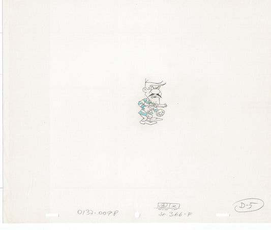 Lucky Luke Original Production Animation Cel Drawing from Hanna-Barbera 1984-1985 A30