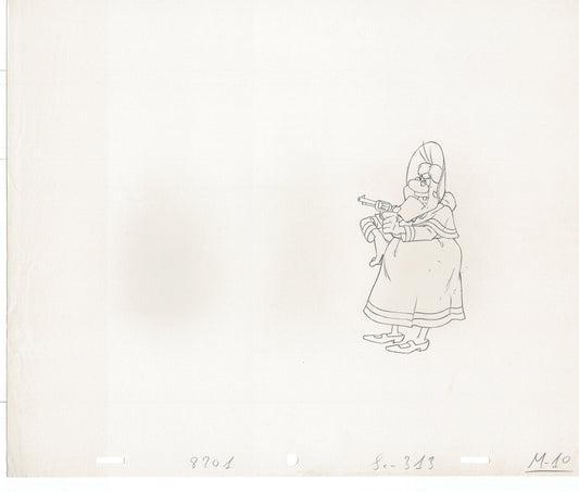 Lucky Luke Original Production Animation Cel Drawing from Hanna-Barbera 1984-1985 A31