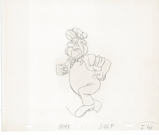 Lucky Luke Original Production Animation Cel Drawing from Hanna-Barbera 1984-1985 A36