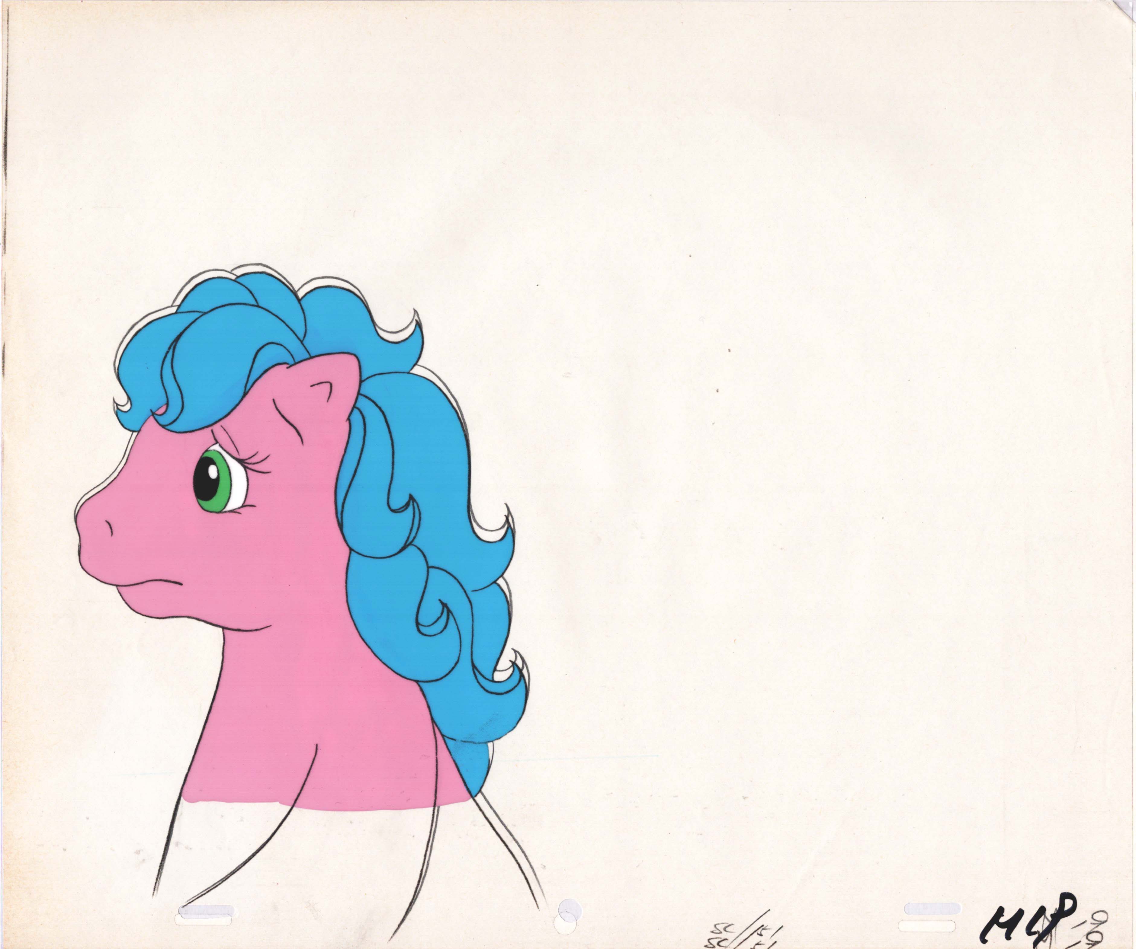 Sunbow Animation Style My Little Pony Original Production Animation Cel Hasbro Sunbow 1980s o ...