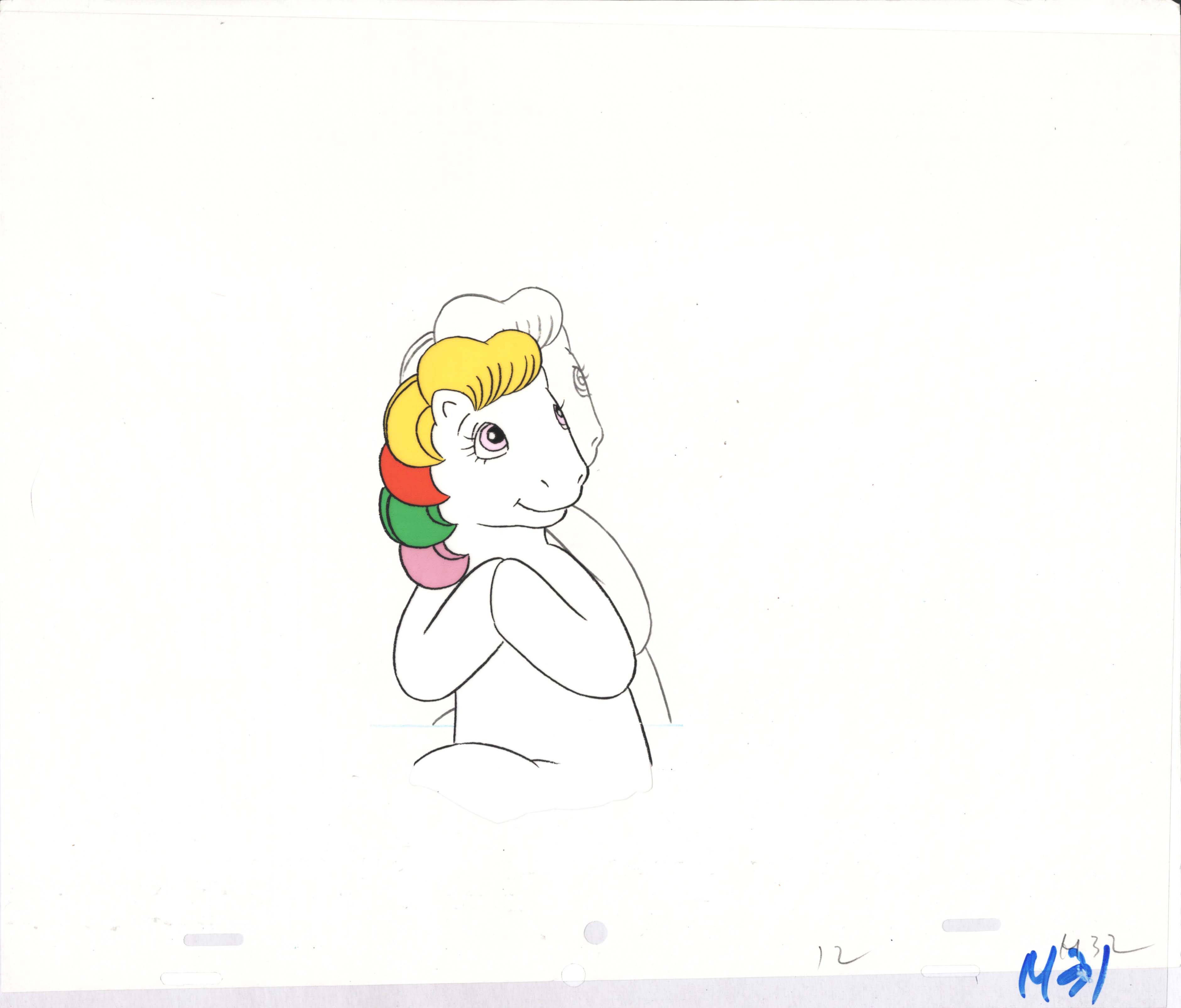 Sunbow Animation Style My Little Pony Original Production Animation Cel Hasbro Sunbow 1980s o ...