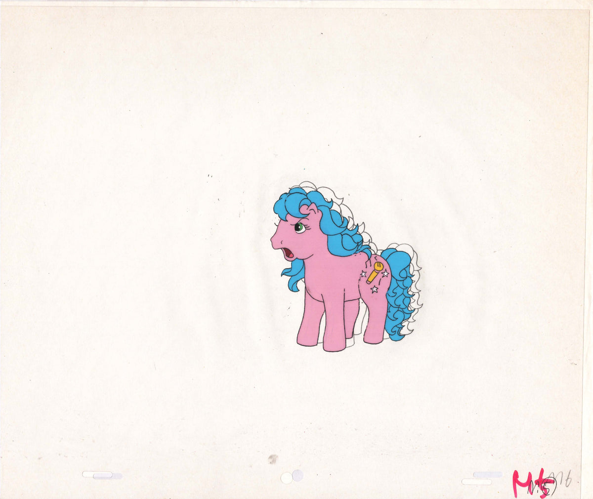 Sunbow Animation Style My Little Pony Original Production Animation Cel Hasbro Sunbow 1980s o ...