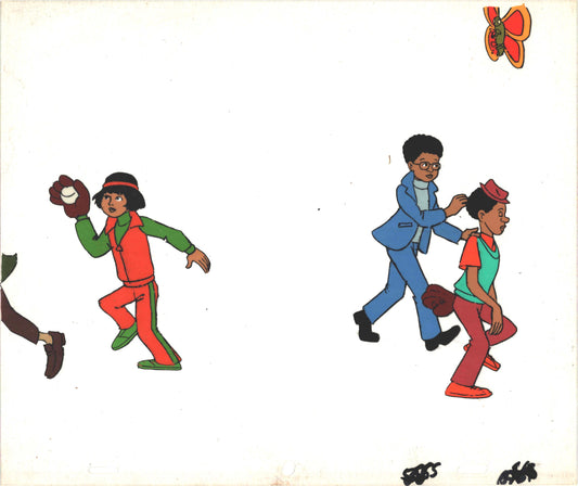 Gary Coleman Show 1982-3 Production Animation Art Cel Hanna Barbera 1982-1983 AM