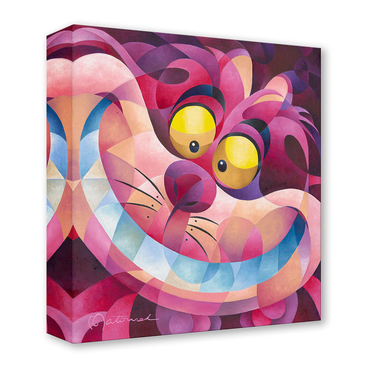 Alice in Wonderland Walt Disney Fine Art Tom Matousek Limited Edition Treasures on Canvas Print TOC "Cheshire Cat Grin"