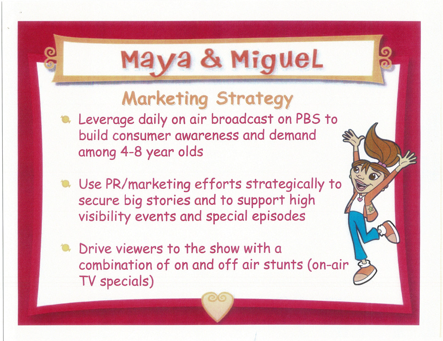 Maya and Miguel Board Meeting Presentation of 36 pages PBS dt12