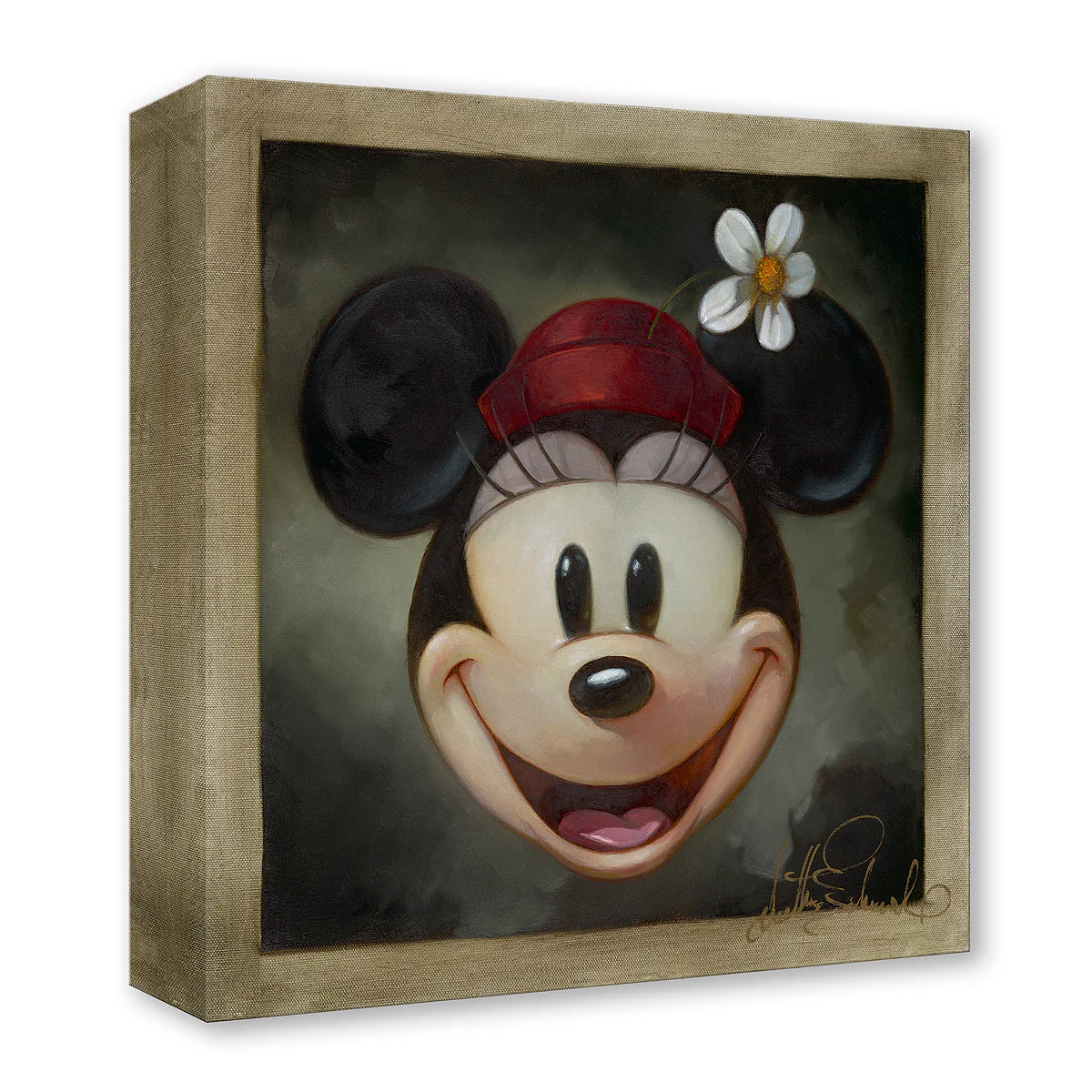 Minnie Mouse Walt Disney Fine Art Heather Edwards Limited Edition Treasures on Canvas Print TOC - Minnie Chiaroscuro