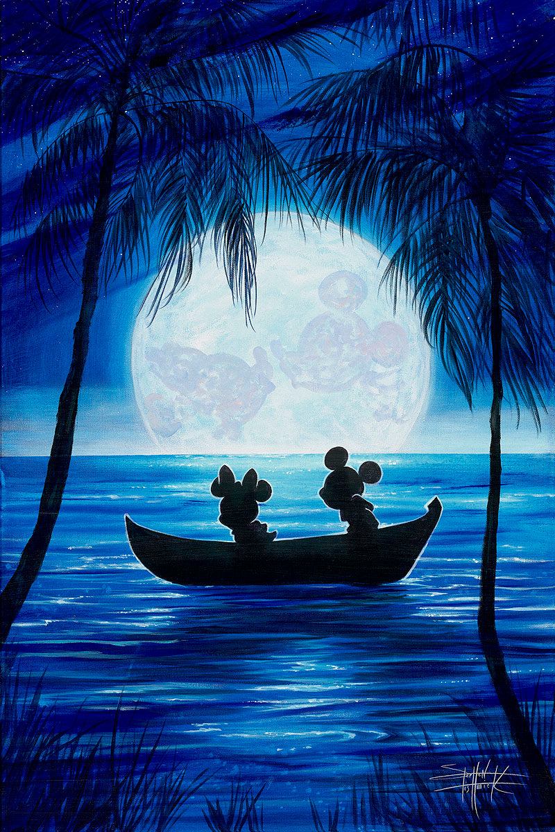 Mickey Mouse Minnie Mouse Walt Disney Fine Art Stephen Fishwick Signed ...