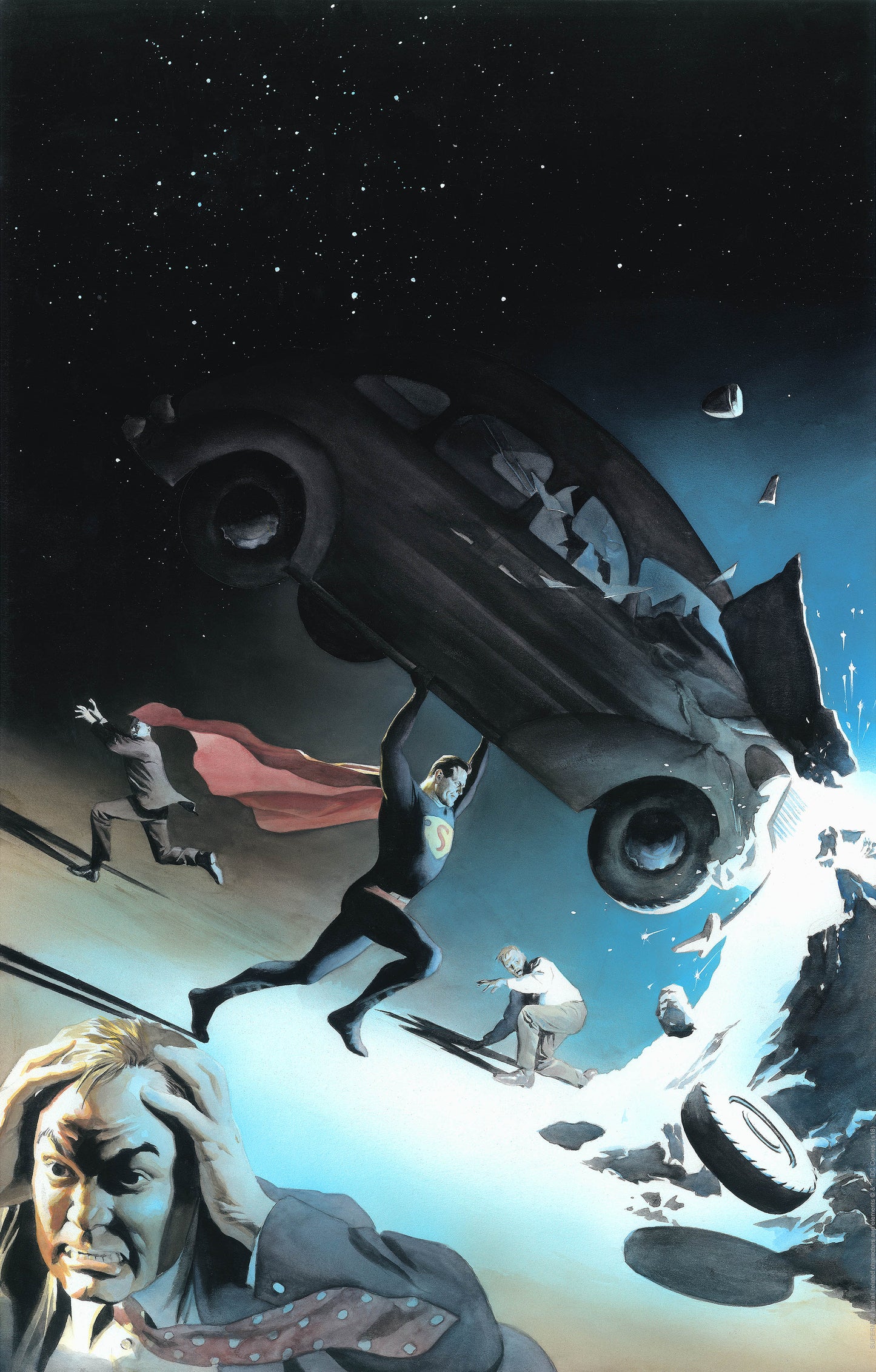 Alex Ross SIGNED Superman More Powerful NYCC 2024 Exclusive Print on CANVAS Limited Edition of 25 Artist Proof Edition