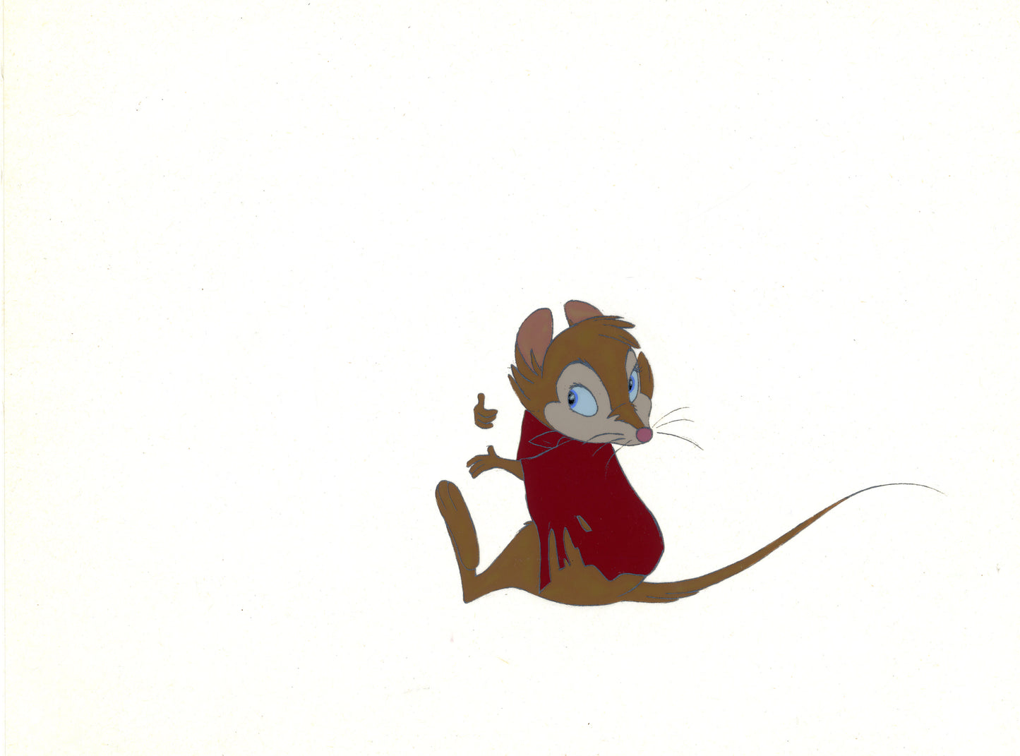 Don Bluth Secret of NIMH Mrs Brisby 1982 Original Production Animation Cel Used to make the cartoon 031