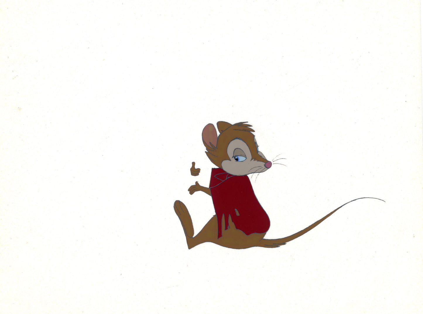 Don Bluth Secret of NIMH Mrs Brisby 1982 Original Production Animation Cel Used to make the cartoon 033