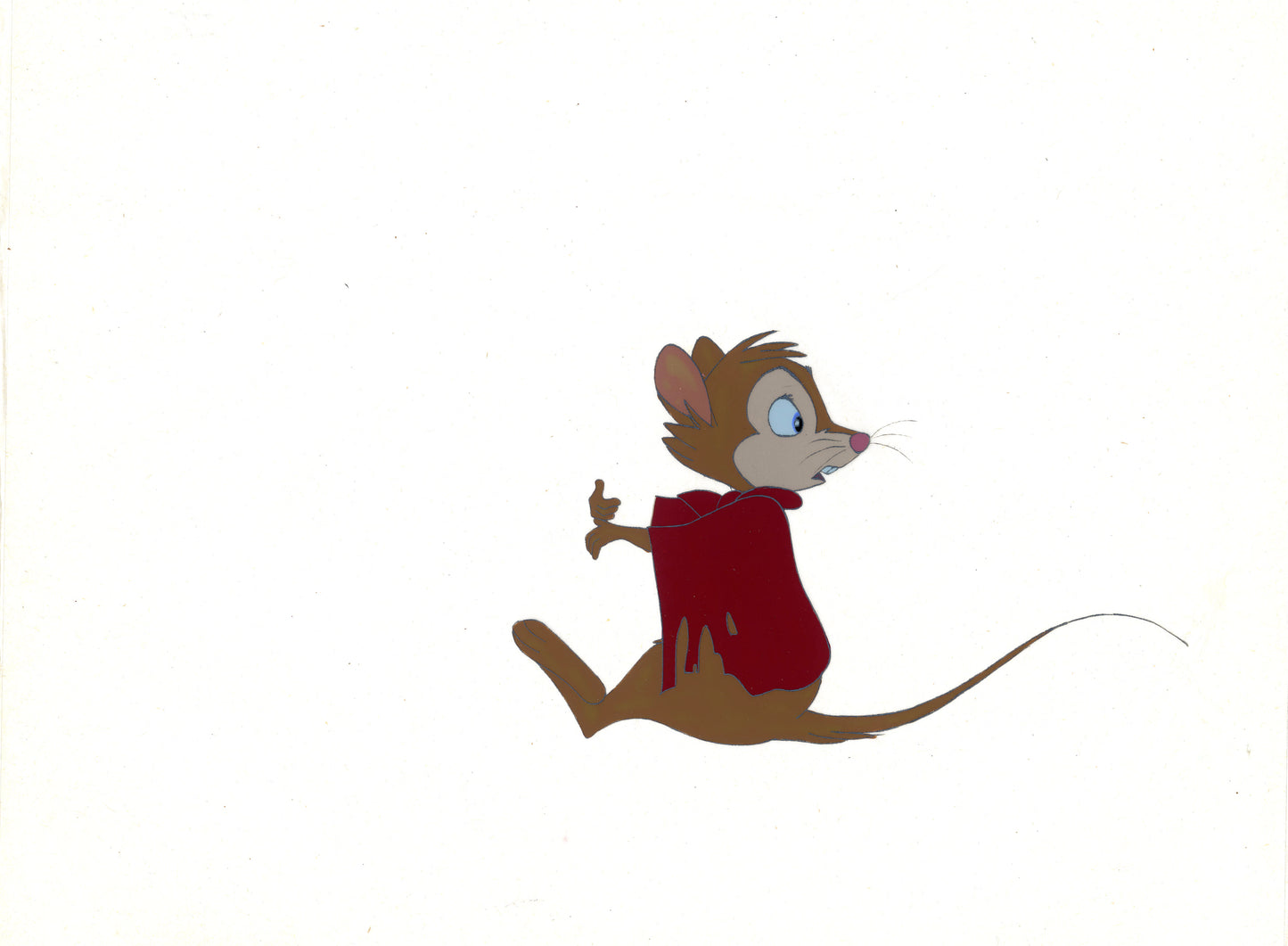 Don Bluth Secret of NIMH Mrs Brisby 1982 Original Production Animation Cel Used to make the cartoon 041