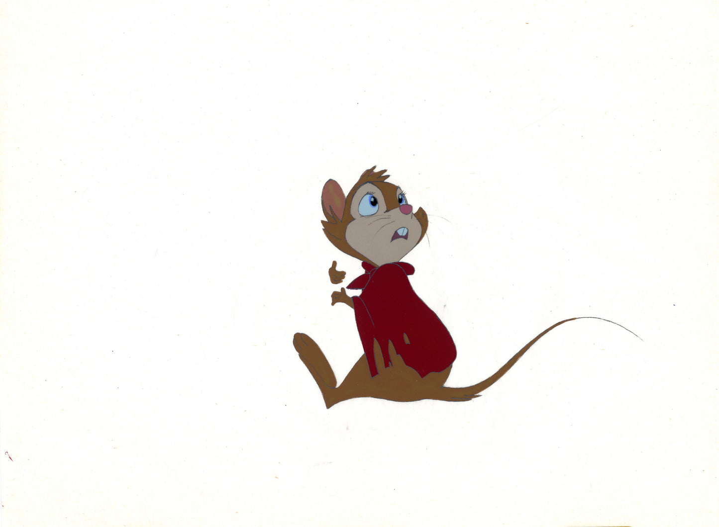 Don Bluth Secret of NIMH Mrs Brisby 1982 Original Production Animation Cel Used to make the cartoon 061