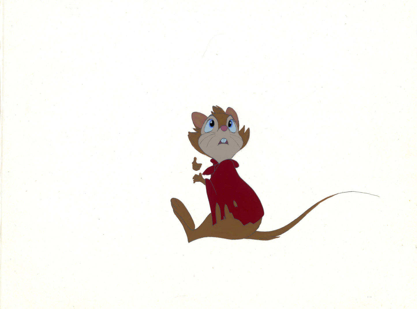 Don Bluth Secret of NIMH Mrs Brisby 1982 Original Production Animation Cel Used to make the cartoon 073