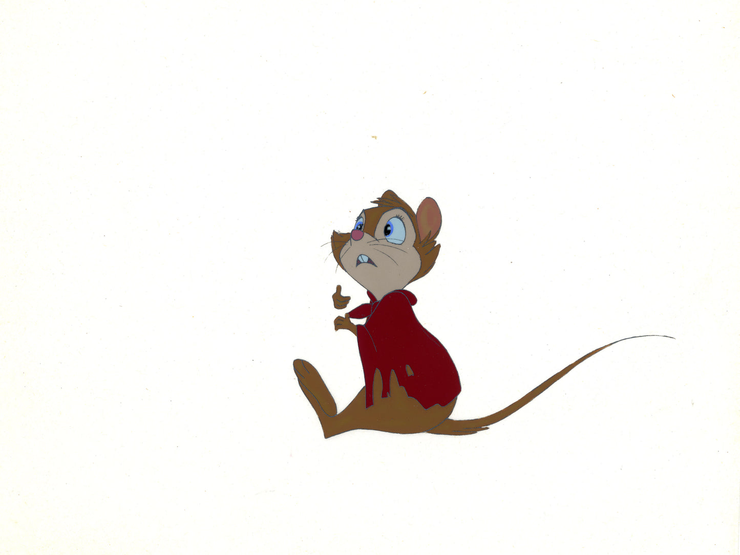 Don Bluth Secret of NIMH Mrs Brisby 1982 Original Production Animation Cel Used to make the cartoon 085