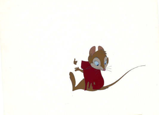 Don Bluth Secret of NIMH Mrs Brisby 1982 Original Production Animation Cel Used to make the cartoon 021