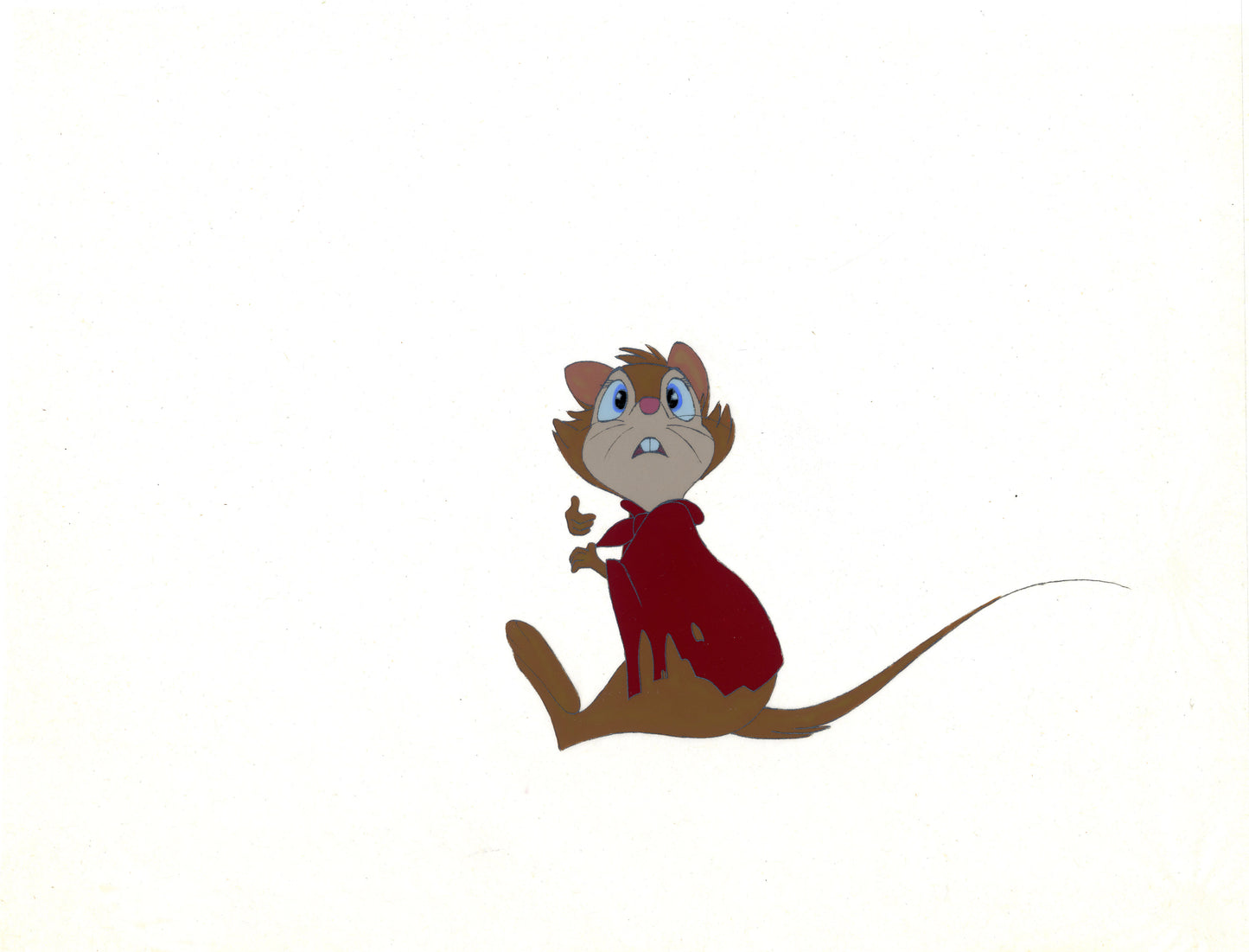 Don Bluth Secret of NIMH Mrs Brisby 1982 Original Production Animation Cel Used to make the cartoon 077