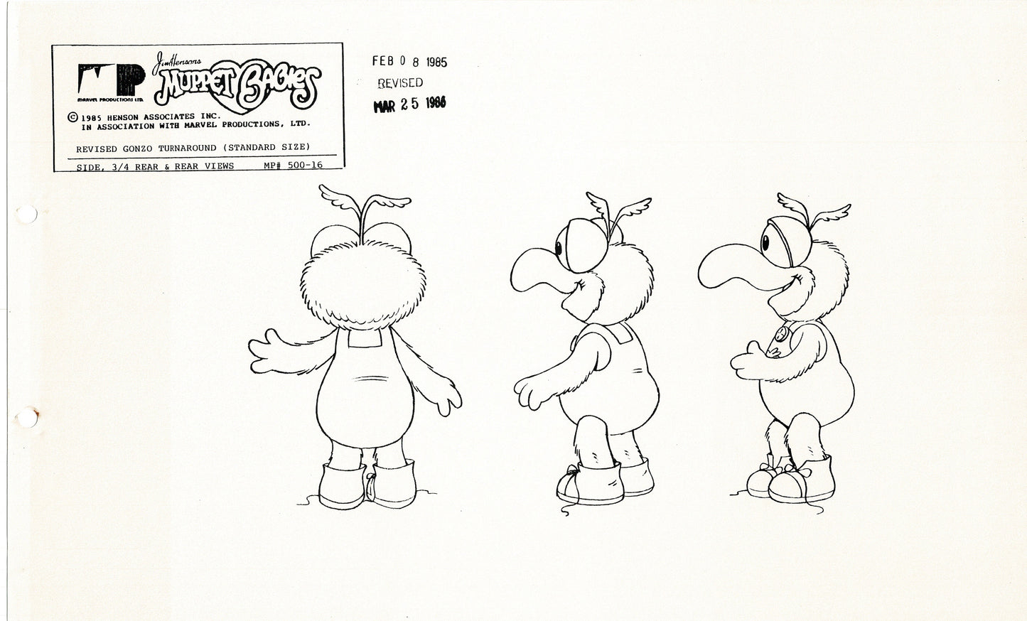 Muppets Disney Muppet Babies Production Animation Model Copy Lot of 25 Jim Henson Marvel 2