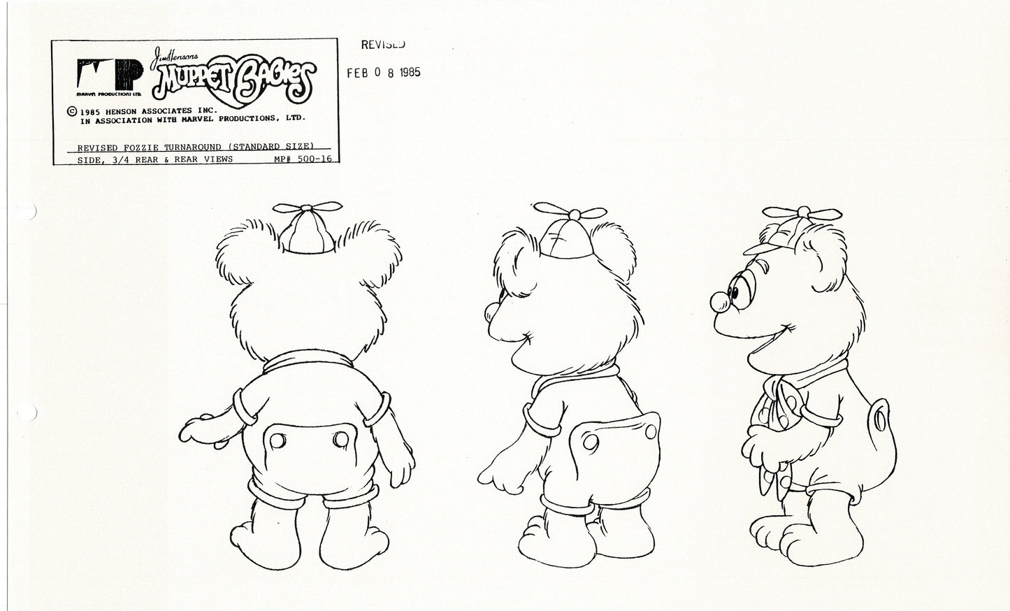 Muppets Disney Muppet Babies Production Animation Model Copy Lot of 25 Jim Henson Marvel 2