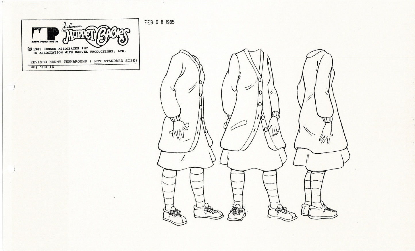 Muppets Disney Muppet Babies Production Animation Model Copy Lot of 25 Jim Henson Marvel 2