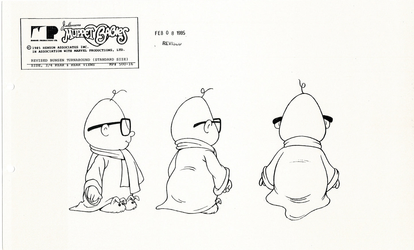 Muppets Disney Muppet Babies Production Animation Model Copy Lot of 25 Jim Henson Marvel 2