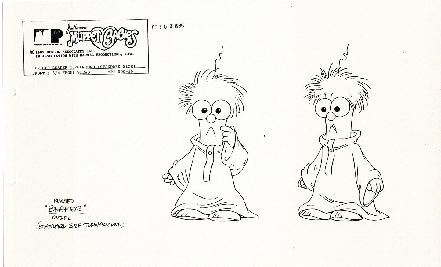 Muppets Disney Muppet Babies Production Animation Model Copy Lot of 25 Jim Henson Marvel 2