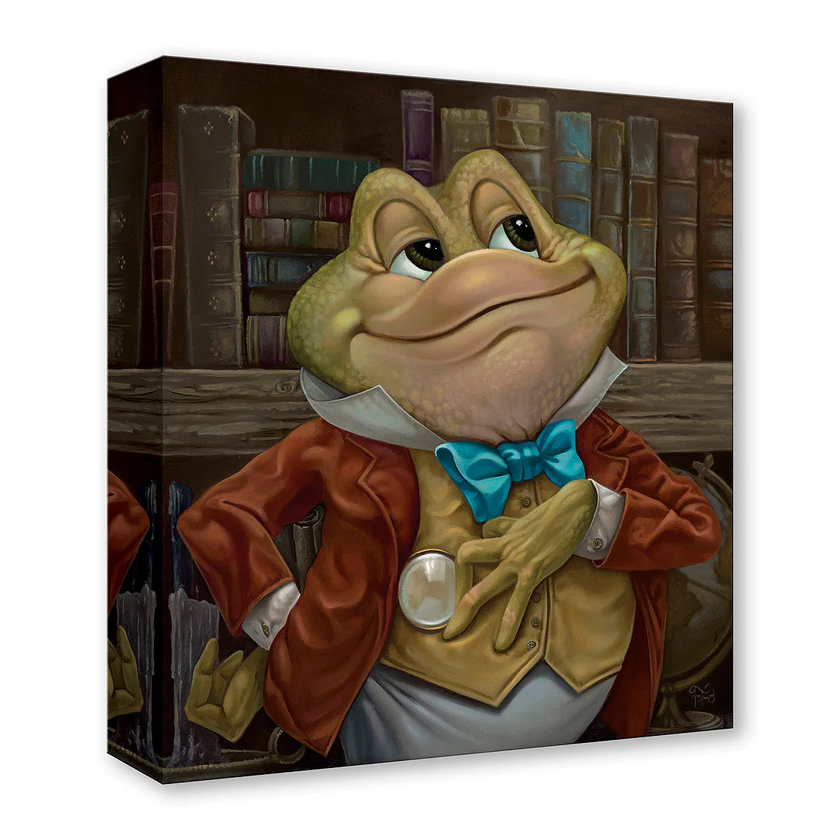 Wind in the Willows Walt Disney Fine Art Jared Franco Limited Edition of 1500 Treasures on Canvas Print TOC My Name is J. Thaddeus Toad