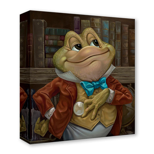 Wind in the Willows Walt Disney Fine Art Jared Franco Limited Edition of 1500 Treasures on Canvas Print TOC My Name is J. Thaddeus Toad