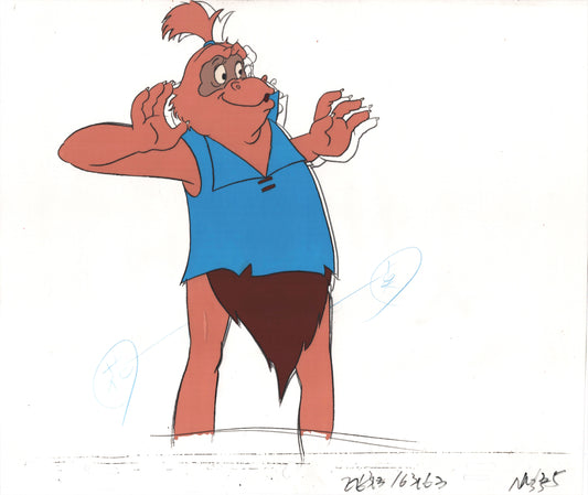 Star Wars: Ewoks Original Production Animation Cel and Drawing (drawing is stuck) from Lucasfilm C-N35