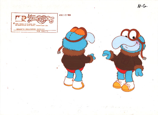 Baby Gonzo Disney Muppet Babies Animation Model Cel Jim Henson 1980's NG