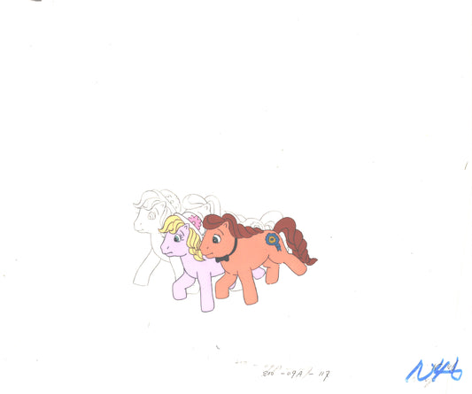 My Little Pony Original Production Animation Cel Hasbro Sunbow 1980s or 90s Used to Make the Cartoon G-N46