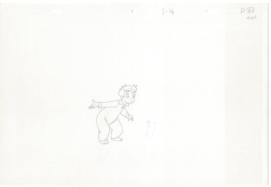 Little Nemo Adventures in Slumberland Animation Cel Drawing 1989 McCay J005