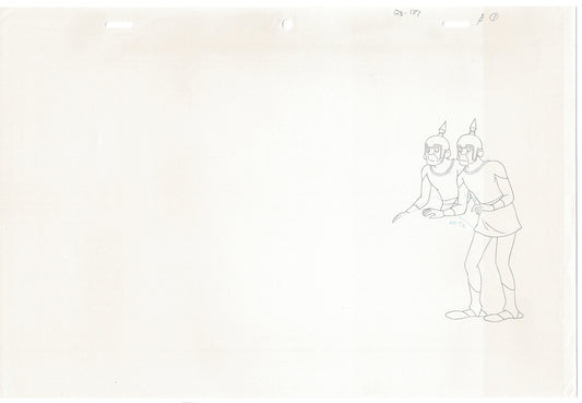 Little Nemo Adventures in Slumberland Animation Cel Drawing 1989 McCay J009