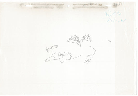 Little Nemo Adventures in Slumberland Animation Cel Drawing 1989 McCay J016