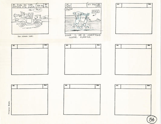 Archie Storyboard Animation Riverdale Cartoon Page Filmation 1977 B-053