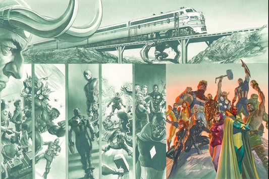 Origins Silver Surfer Alex Ross Signed Marvel NYCC 2026 Exclusive Print on Canvas Limited Edition of 5 Printers Proof Edition