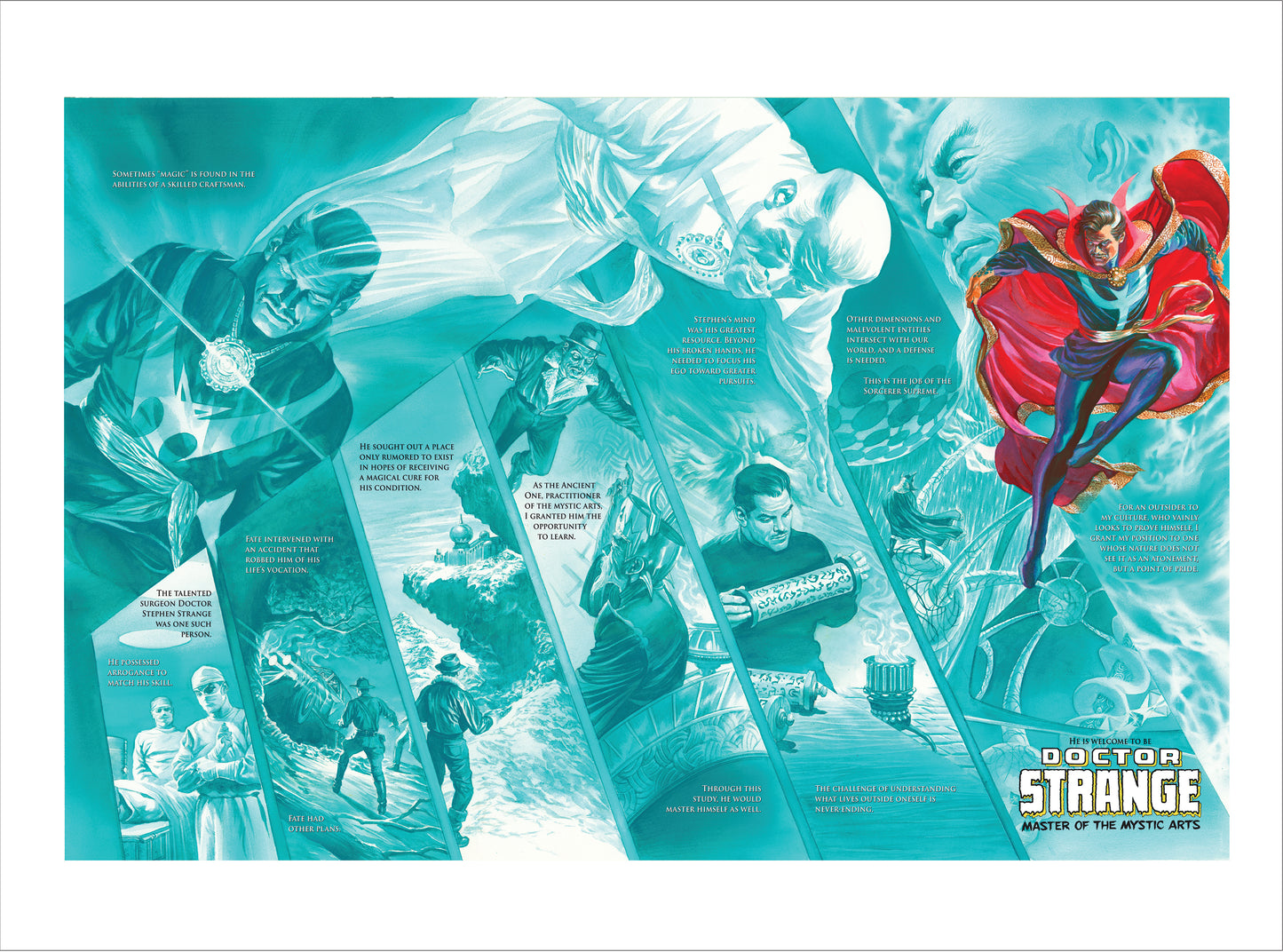 Doctor Strange Origins Alex Ross Signed Marvel SDCC 2026 Exclusive Print on Paper Limited Edition of 100 Regular Edition