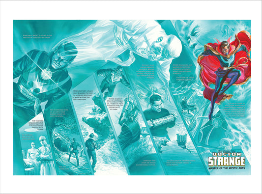 Doctor Strange Origins Alex Ross Signed Marvel SDCC 2026 Exclusive Print on Paper Limited Edition of 25 Artist Proof Edition