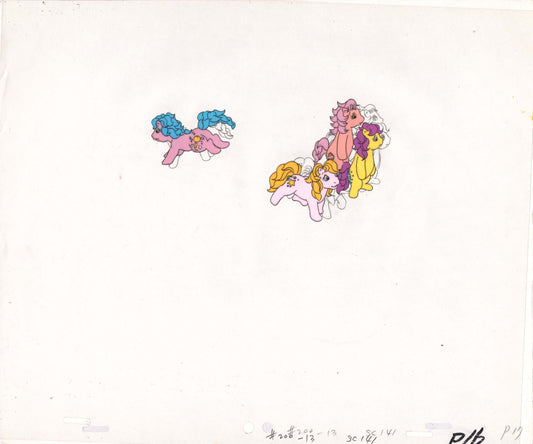 My Little Pony Original Production Animation Cel Hasbro Sunbow 1980s or 90s Used to Make the Cartoon E-P16