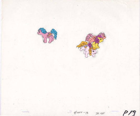 My Little Pony Original Production Animation Cel Hasbro Sunbow 1980s or 90s Used to Make the Cartoon E-P19