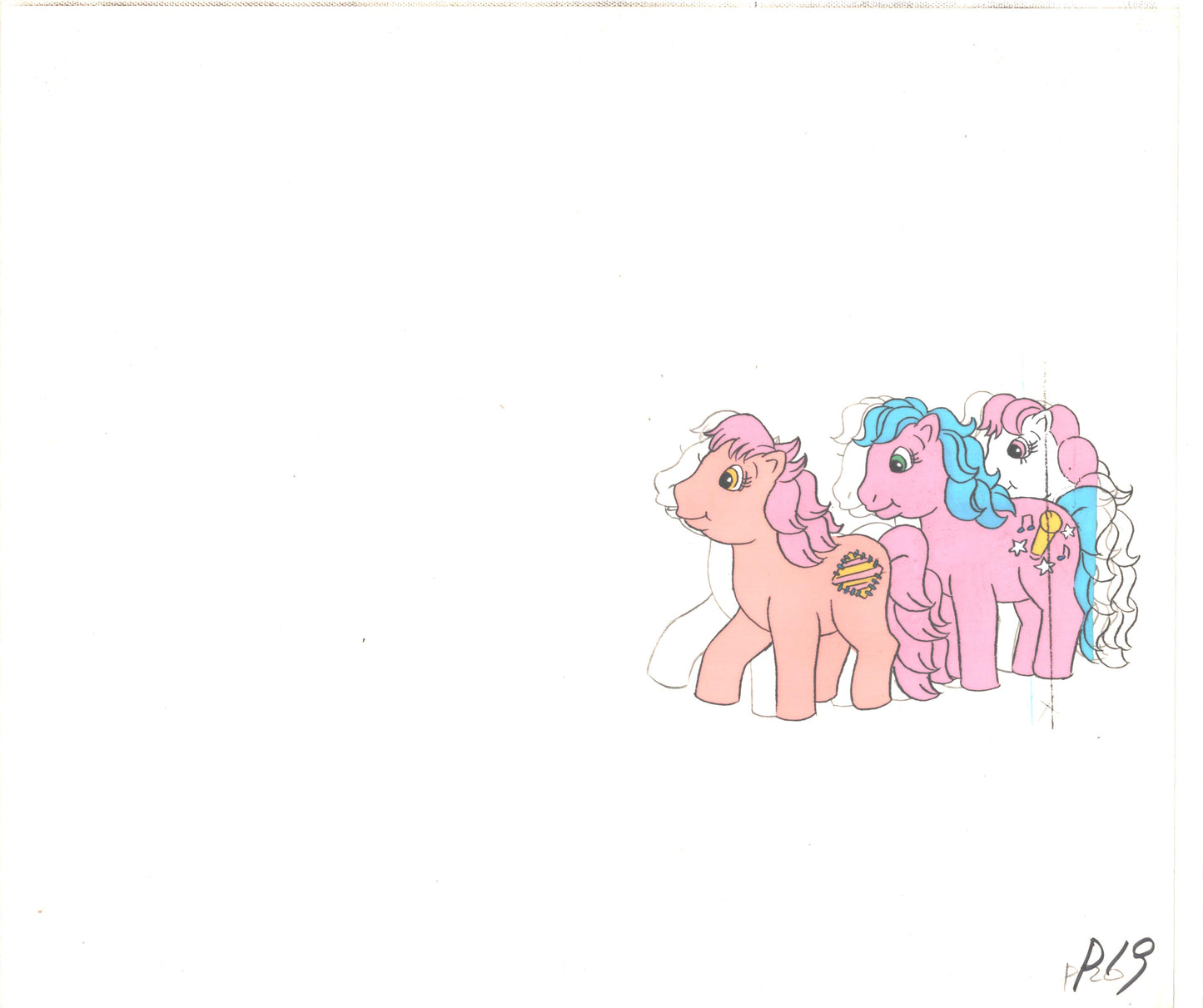 My Little Pony Original Production Animation Cel Hasbro Sunbow 1980s or 90s Used to Make the Cartoon G-P19