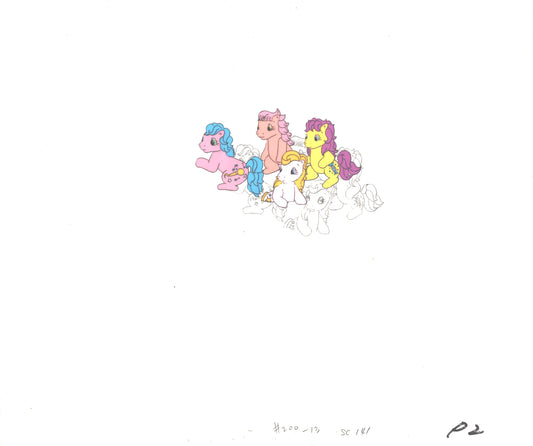My Little Pony Original Production Animation Cel Hasbro Sunbow 1980s or 90s Used to Make the Cartoon G-P2