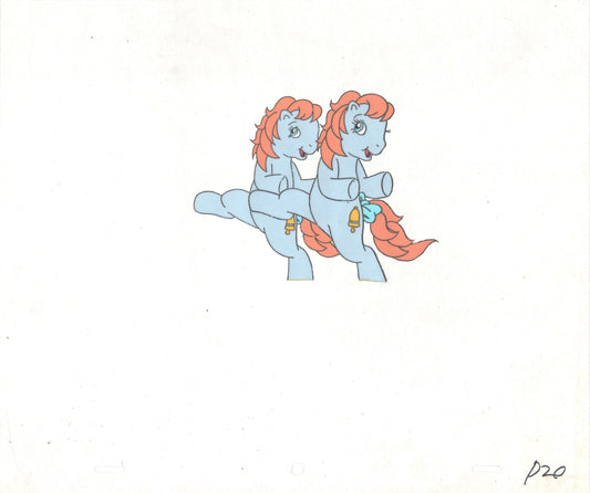My Little Pony Original Production Animation Cel Hasbro Sunbow 1980s or 90s Used to Make the Cartoon H-P20A