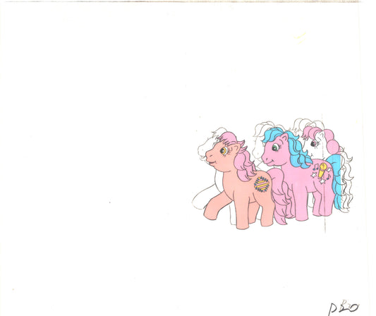 My Little Pony Original Production Animation Cel Hasbro Sunbow 1980s or 90s Used to Make the Cartoon G-P20B