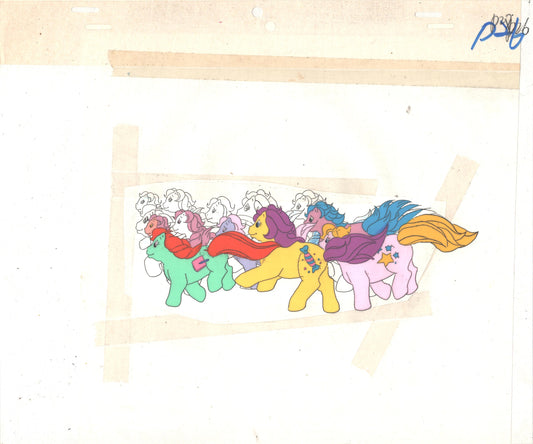 My Little Pony Original Production Animation Cel Hasbro Sunbow 1980s or 90s Used to Make the Cartoon G-P26