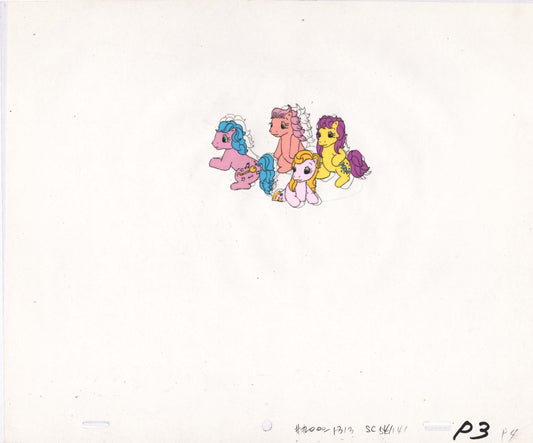My Little Pony Original Production Animation Cel Hasbro Sunbow 1980s or 90s Used to Make the Cartoon E-P3