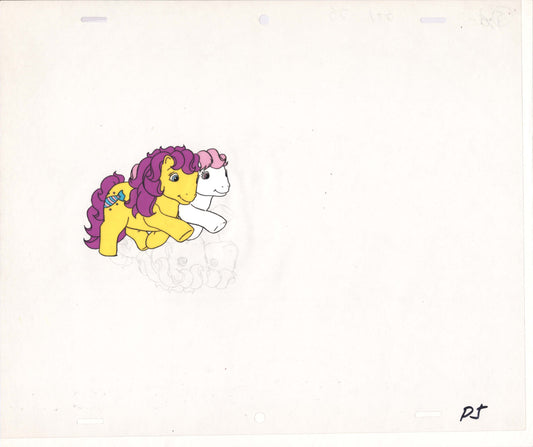 My Little Pony Original Production Animation Cel Hasbro Sunbow 1980s or 90s UNIQUE D-P5