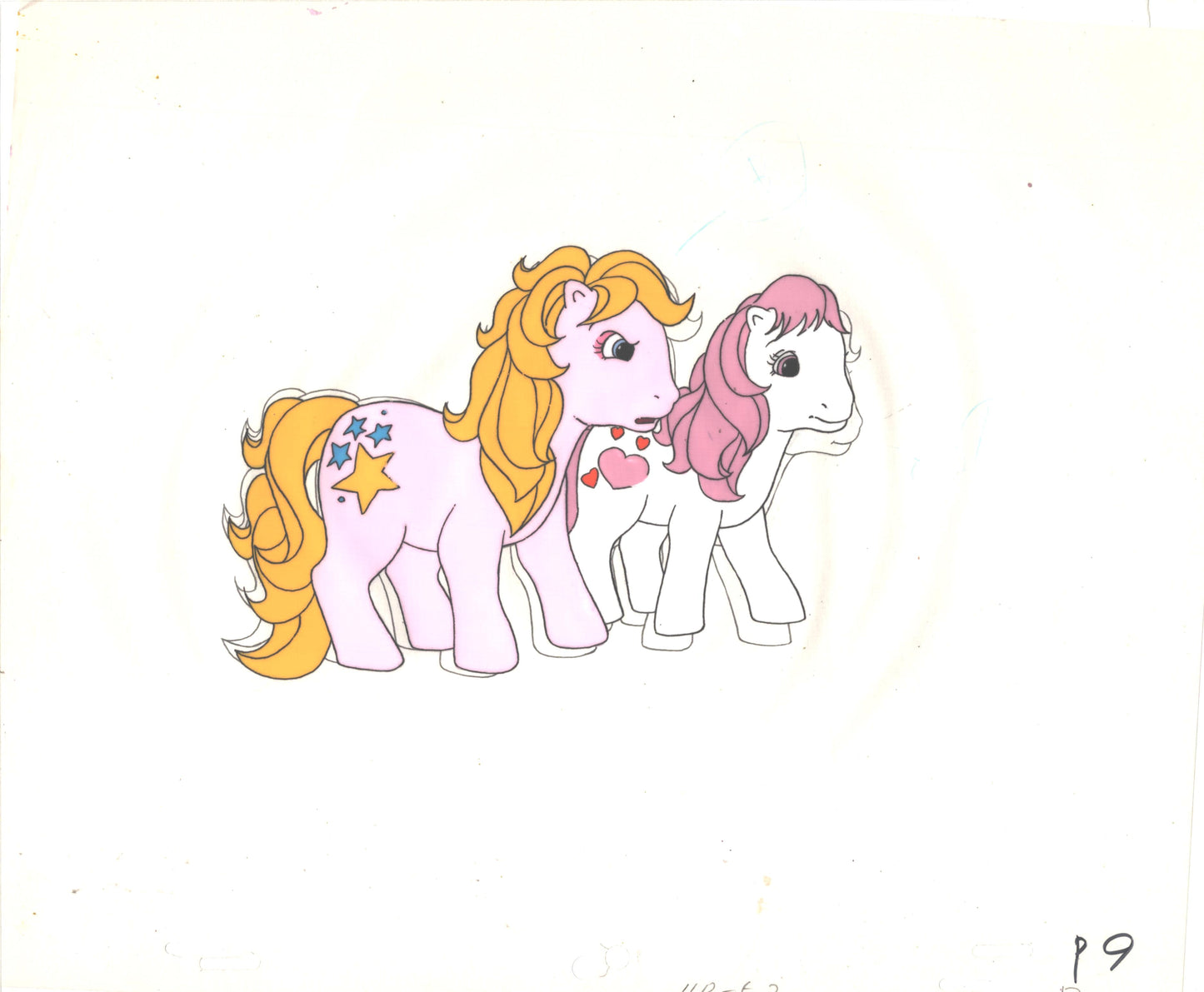 My Little Pony Original Production Animation Cel Hasbro Sunbow 1980s or 90s Used to Make the Cartoon J-P9