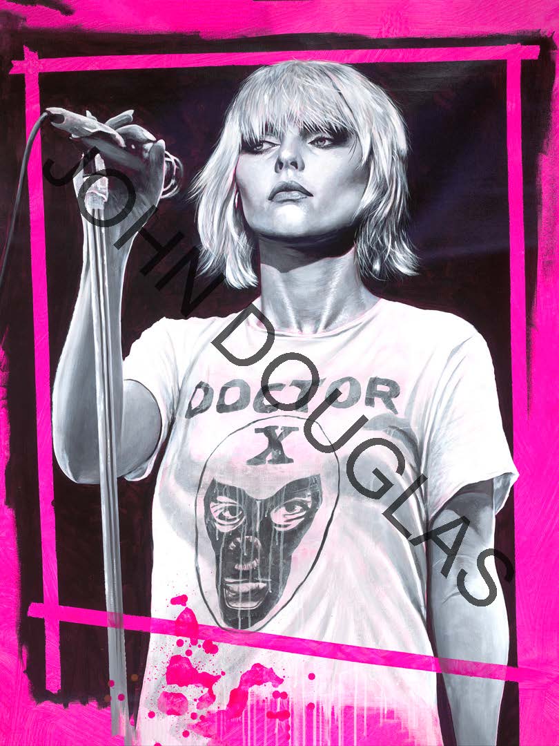 John Douglas SIGNED Drummer for Aerosmith Parallel Lines Limited Edition Canvas Print of Debbie Harry - Choose Your Edition