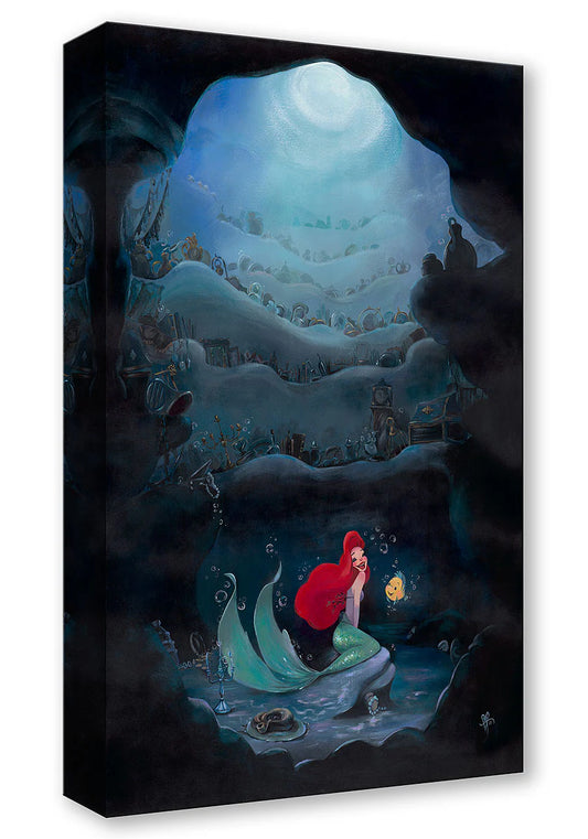 The Little Mermaid Ariel Walt Disney Fine Art Liana Hee Limited Edition of 1500 Treasures on Canvas Print TOC "Part of That World"