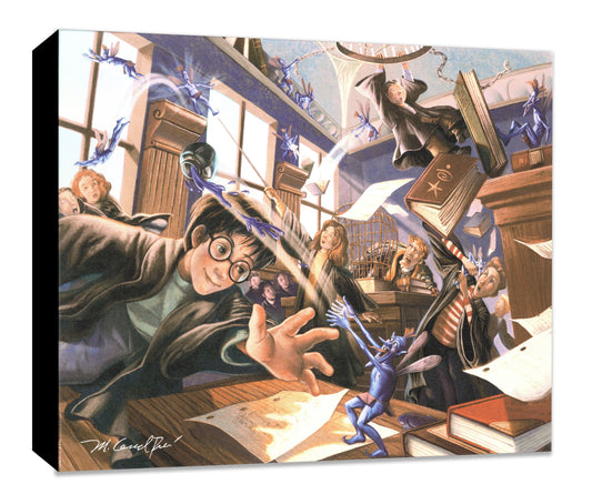 Harry Potter Mary Grandpre Warner Brothers Mighty Mini Gallery-Wrapped Limited Edition of 1500 Canvas Print Pixie Mayhem